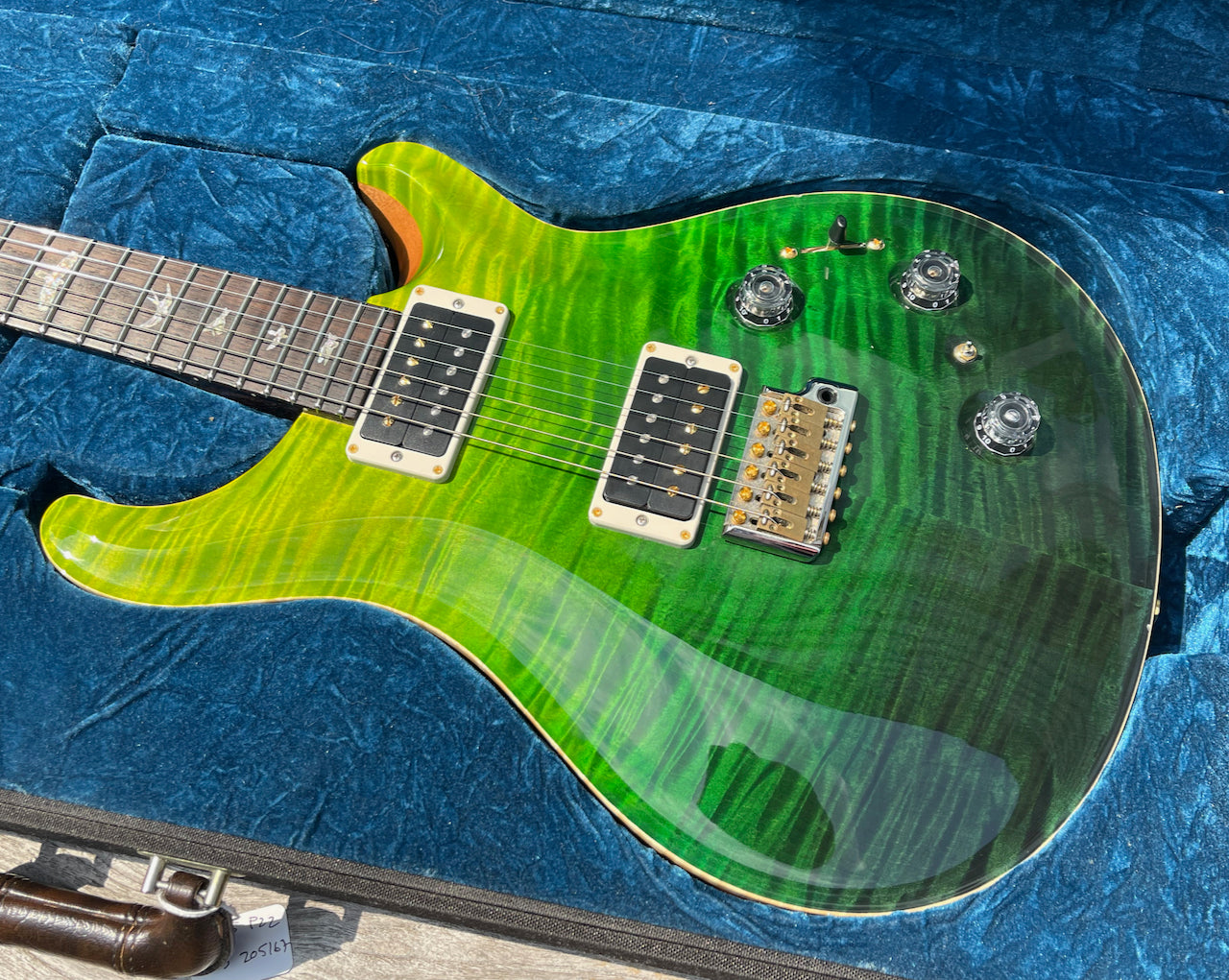 2013 Paul Reed Smith PRS P22 Artist Green Fade Brazilian Board EIRW Neck