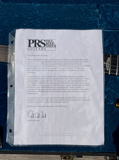 2013 Paul Reed Smith PRS P22 Artist Green Fade Brazilian Board EIRW Neck