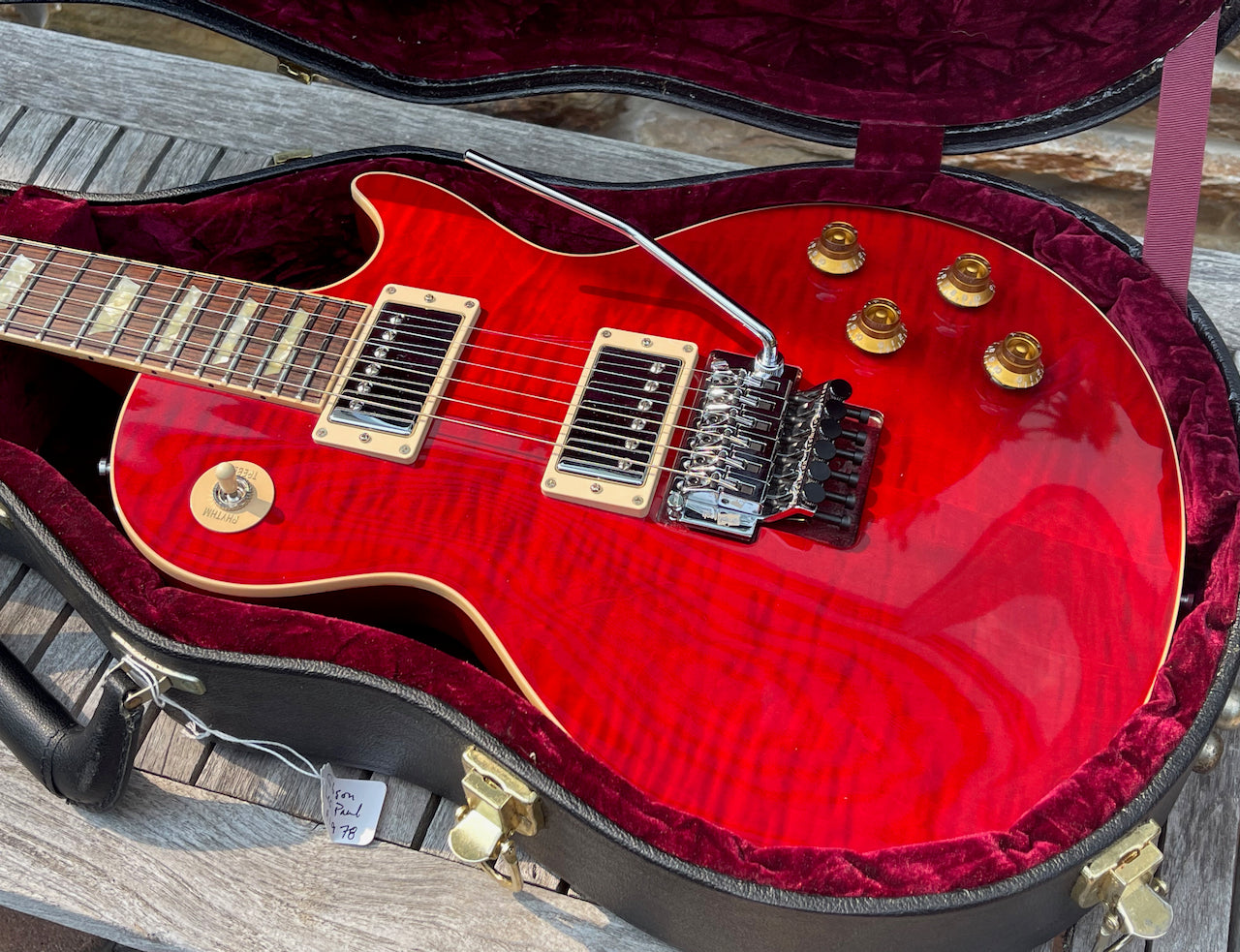 2017 Gibson Custom Shop Alex Lifeson Les Paul Axcess Royal Crimson