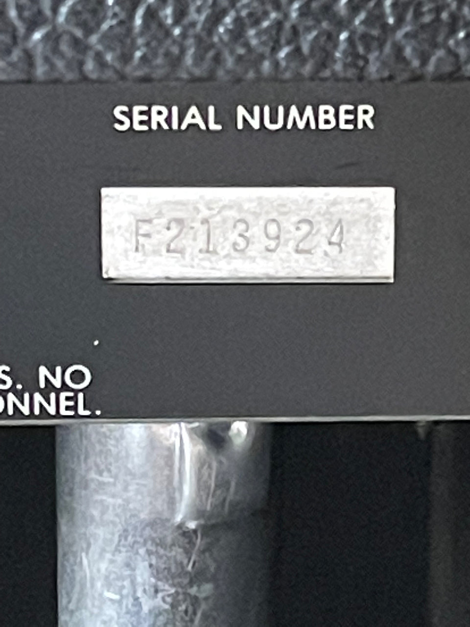 1982 Fender Concert Black Tolex "Rivera Era"