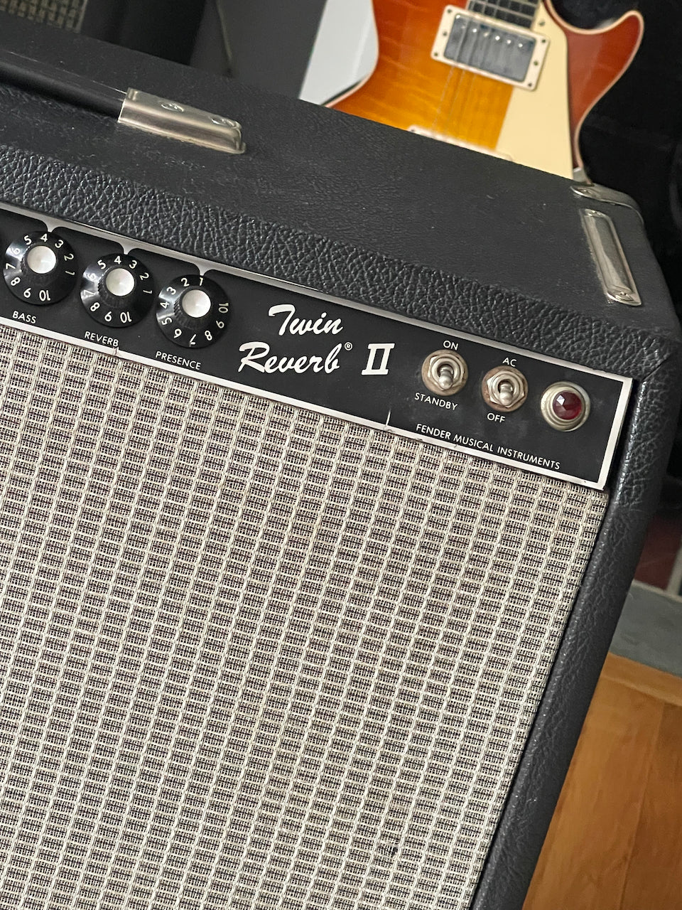 1983 Fender Twin Reverb II Black Tolex "Rivera Era"