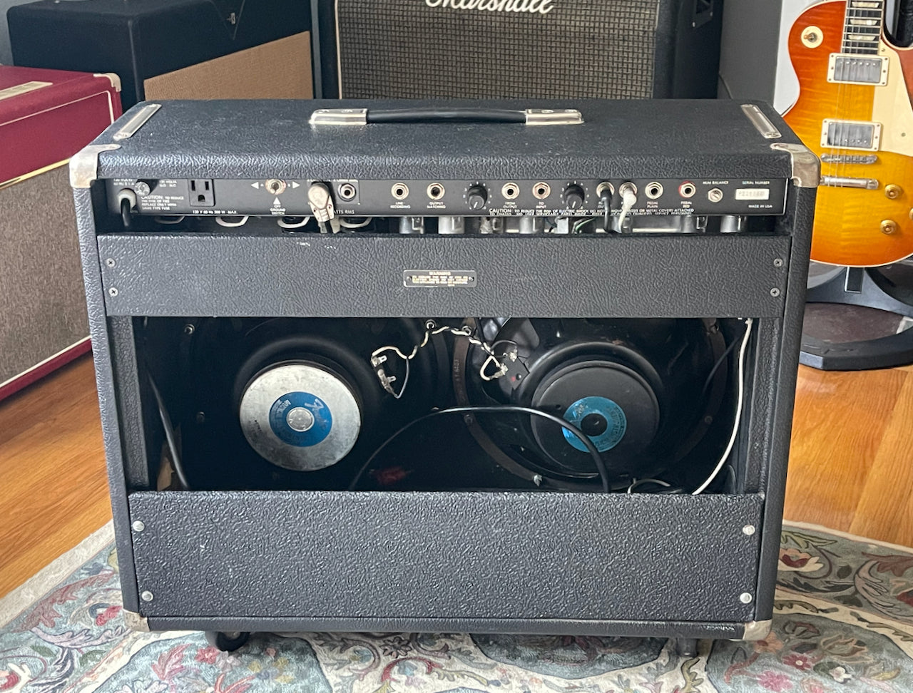 1983 Fender Twin Reverb II Black Tolex "Rivera Era"
