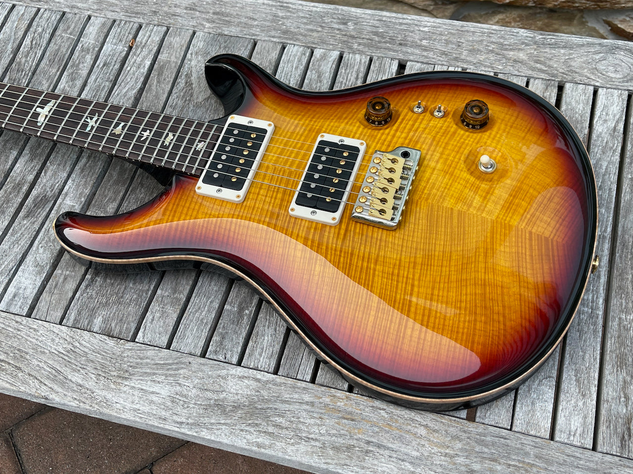 Paul Reed Smith PRS Custom 24 35th Anniversary 10 Top *Custom Color* Tobacco Sunburst Serial #0304593