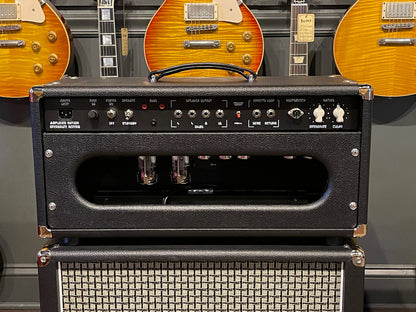Amplified Nation Overdrive Reverb 50 Watt Head & 1x12 Cabinet Black Tolex/Marshall Check