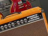 Amplified Nation Overdrive Reverb 100/50 Watt Head & 2x12 Cabinet Golden Brown Suede/Oxblood Grill