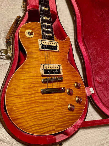 2020 Gibson Les Paul Standard 1959 R9 Reissue M2M Lemon "Derring" Burst Slash Duncan APH-2S