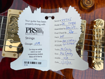 2000 Paul Reed Smith PRS McCarty Brazilian Limited #212/250 Dark Cherry Sunburst