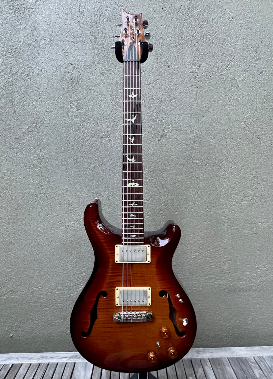 1998 PRS Paul Reed Smith Archtop 10 Top Dark Cherry Sunburst PTC Upgrades