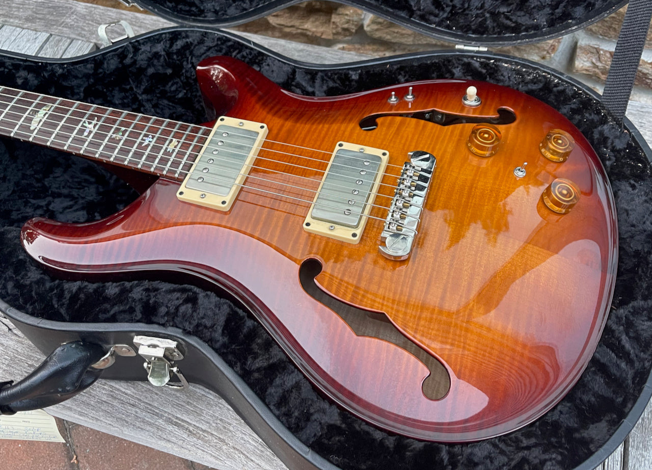 1998 PRS Paul Reed Smith Archtop 10 Top Dark Cherry Sunburst PTC Upgrades