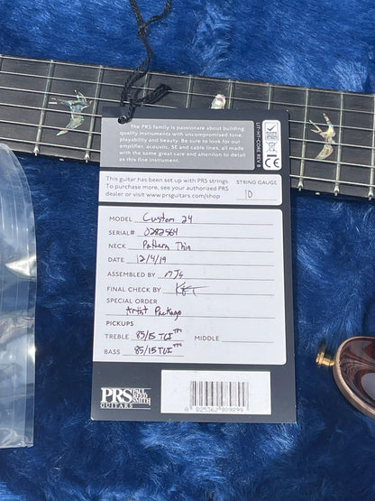 2019 Paul Reed Smith PRS Custom 24 Copperhead Burst Artist Package