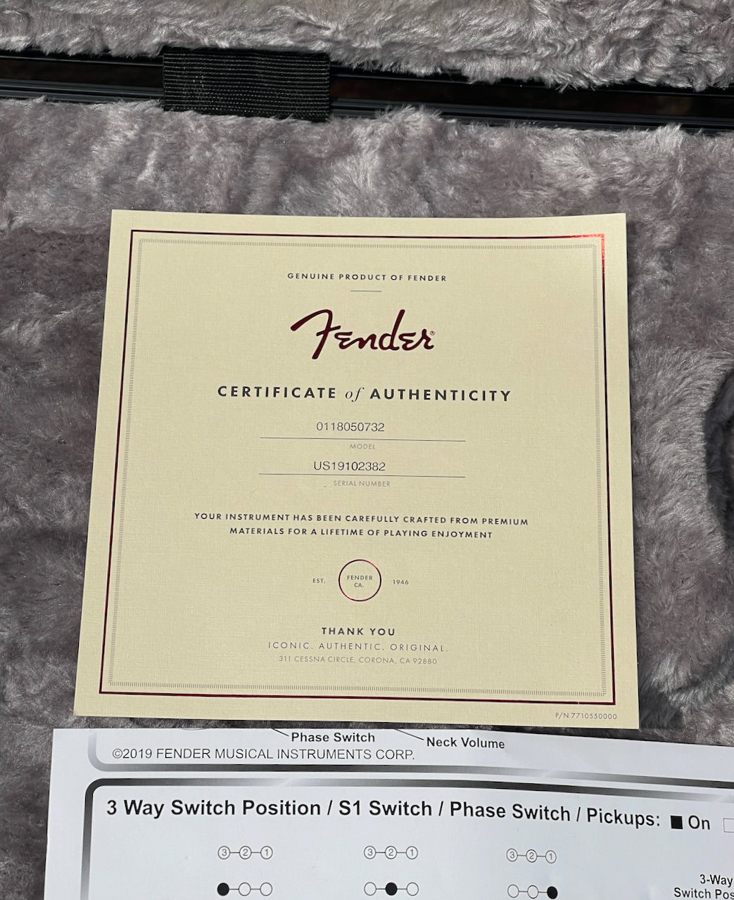 2019 Fender American Ultra Jazzmaster Mocha Burst