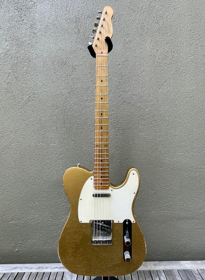 2021 Danocaster Single Cut Firemist Gold Budz Pickups