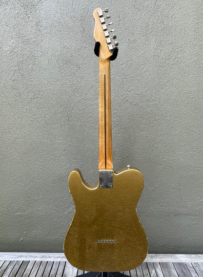 2021 Danocaster Single Cut Firemist Gold Budz Pickups