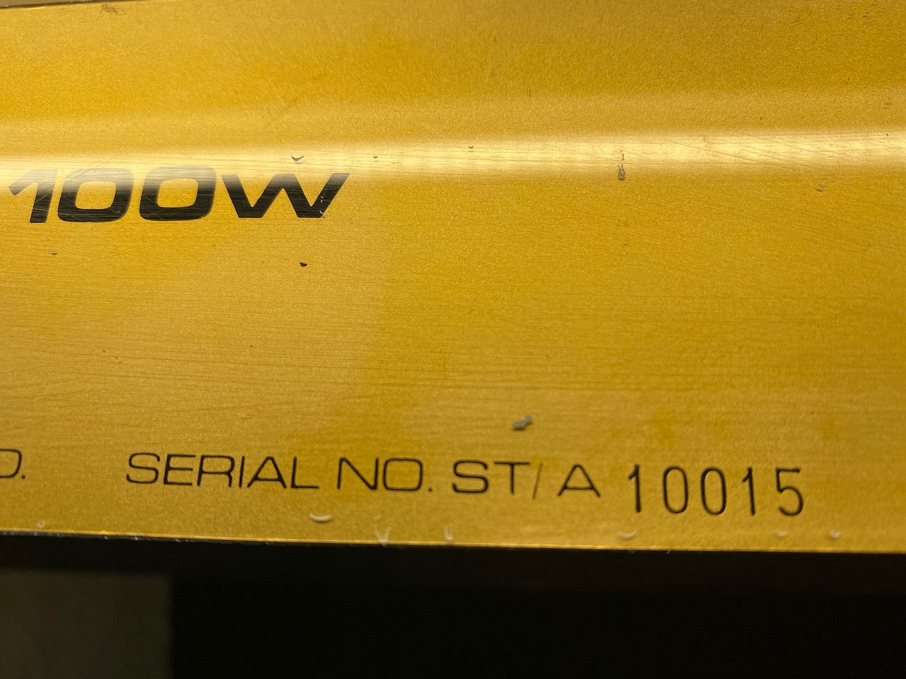 1968 Marshall Plexi Panel Super Tremolo 100w Head