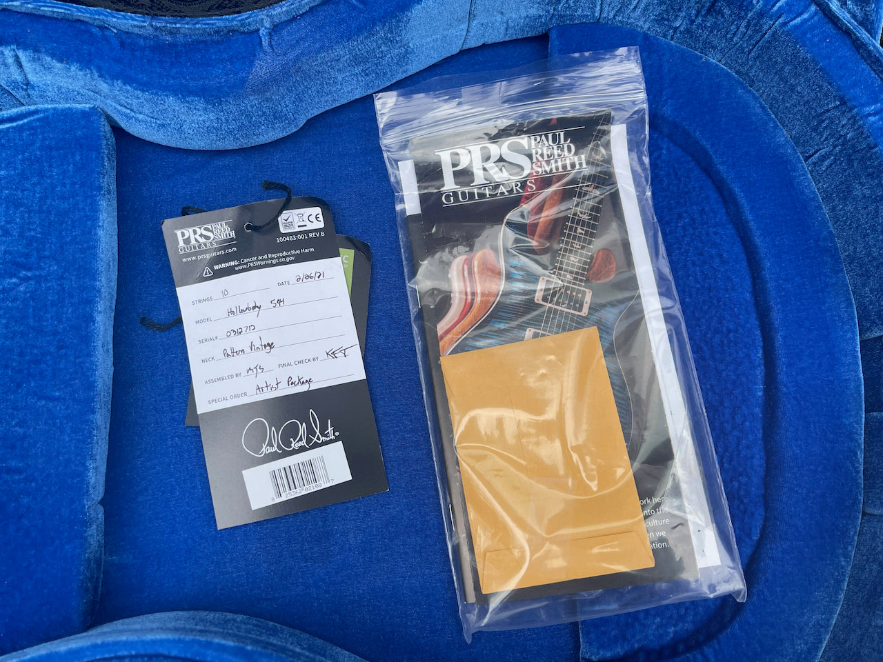 2021 Paul Reed Smith PRS McCarty 594 Hollowbody II Artist Natural