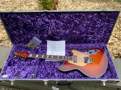 Novo Guitars Serus T Tobacco Burst with Binding, Blocks, and Lollars !