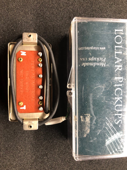 Lollar High Wind Imperial bridge pickup with shiny Nickel Cover