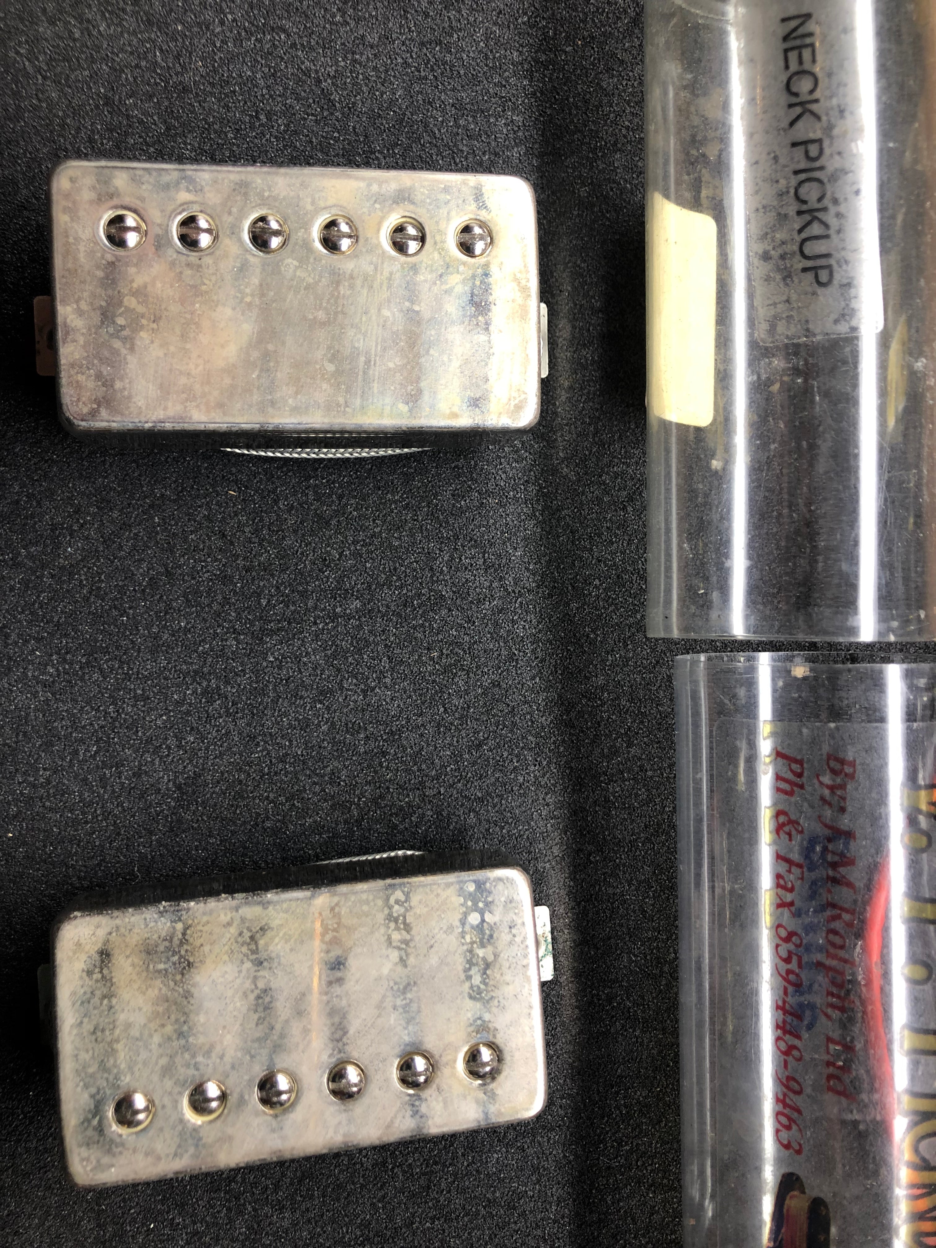 Dead Mint Club DMC Nickel PAF Cover set - Pickup DMC-1 Worn covers