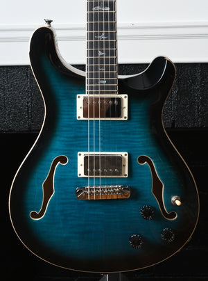 Paul Reed Smith PRS SE Hollowbody II Piezo Peacock Blue Burst