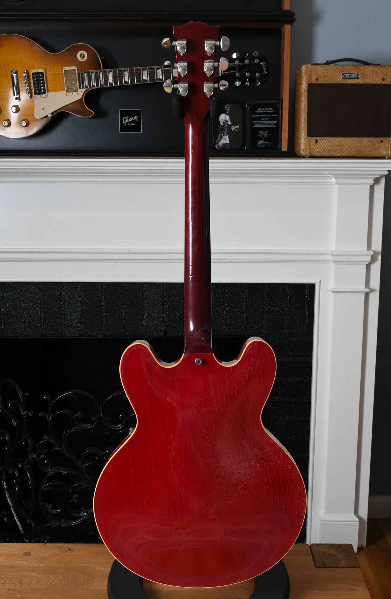 1986 Gibson ES-335 Tim Shaw Humbuckers Cherry