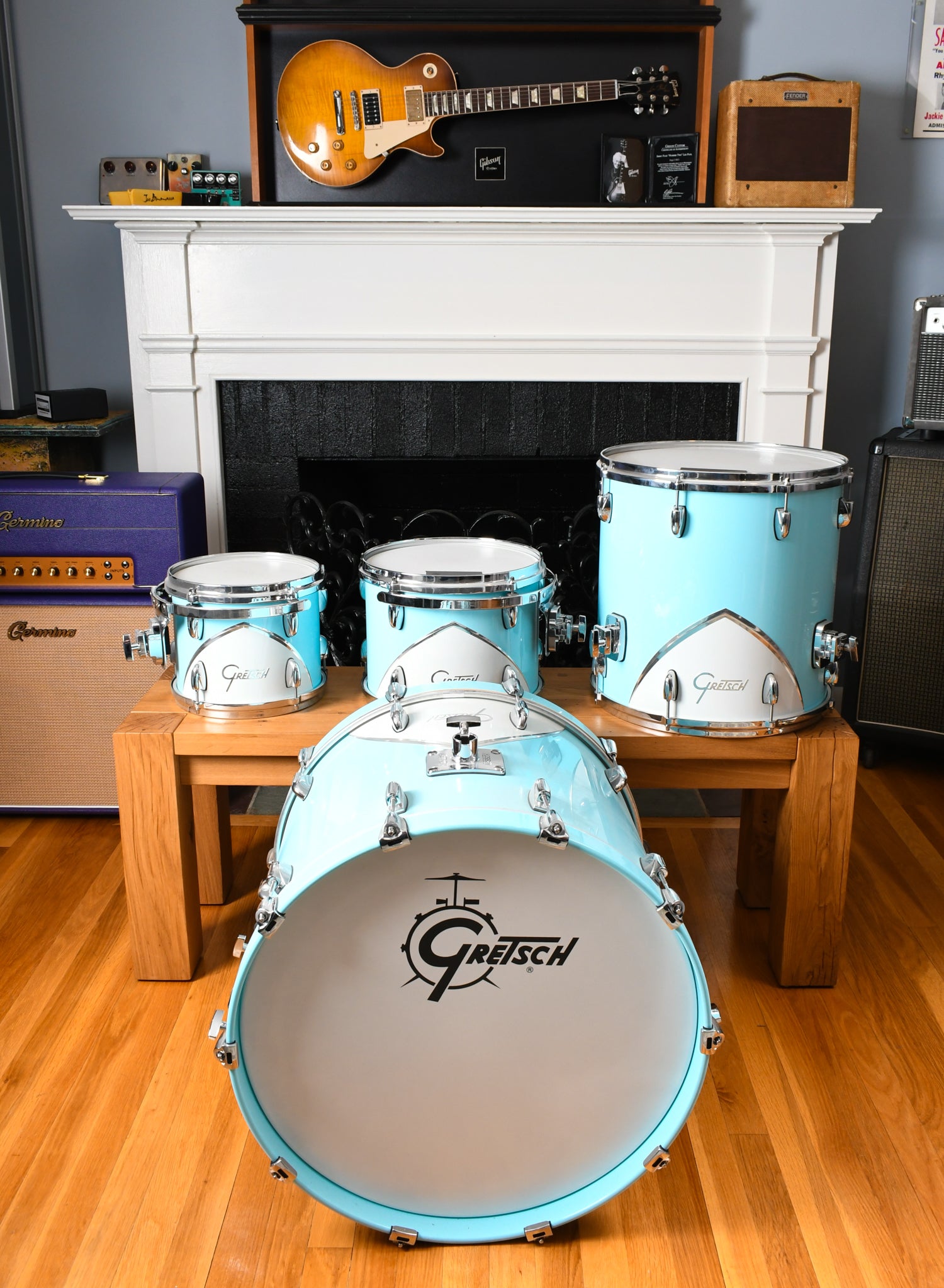 Gretsch Renown '57 Drum Kit Motor City Blue – Watchtower Guitars