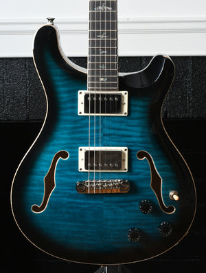 Paul Reed Smith PRS SE Hollowbody II Piezo Peacock Blue Burst