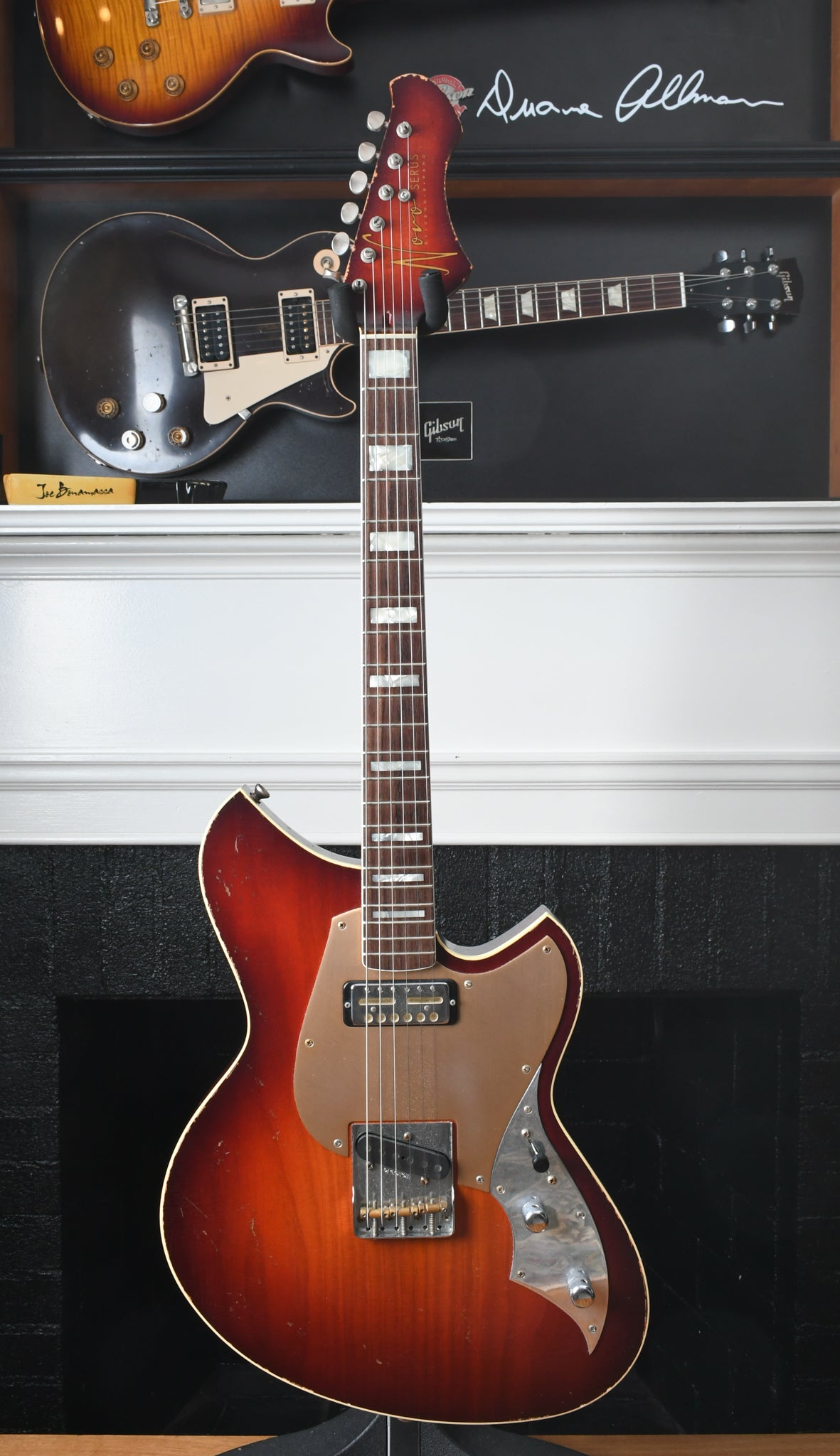 2019 Novo Guitars Serus T Tobacco Burst, Binding, Blocks & Lollars