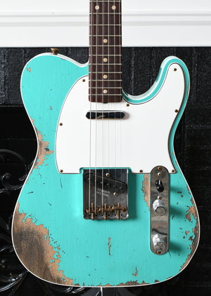 2022 Fender Custom Shop 1960 Telecaster Custom Heavy Relic Sea Foam Green