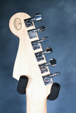 2002 Fender FSR Stratocaster Splattercaster Olympic White, Aztec Gold, and Inca Silver Swirl over Black