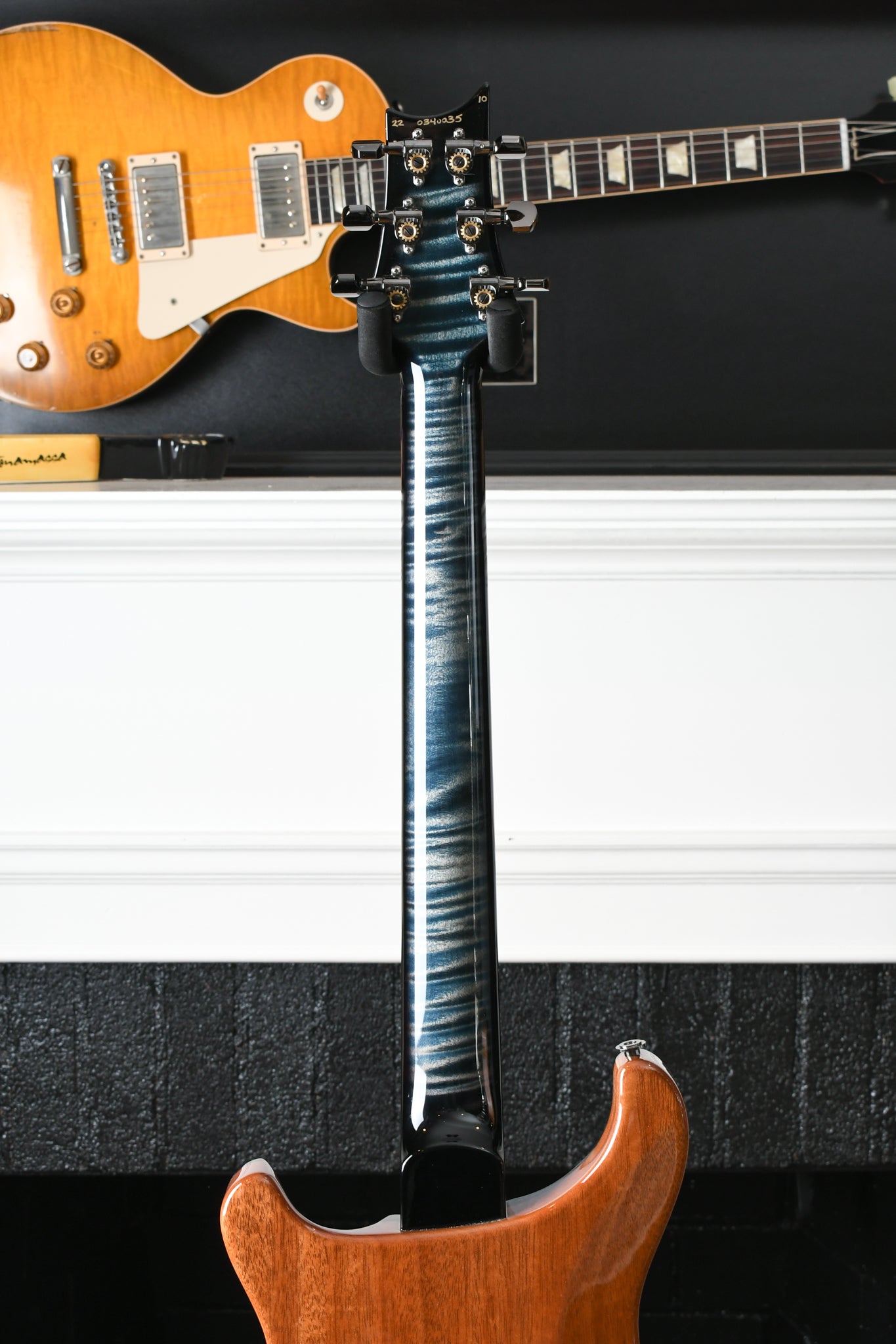 2022 Paul Reed Smith PRS Wood Library Special 22 Semi Hollow Faded Whale Blue Burst
