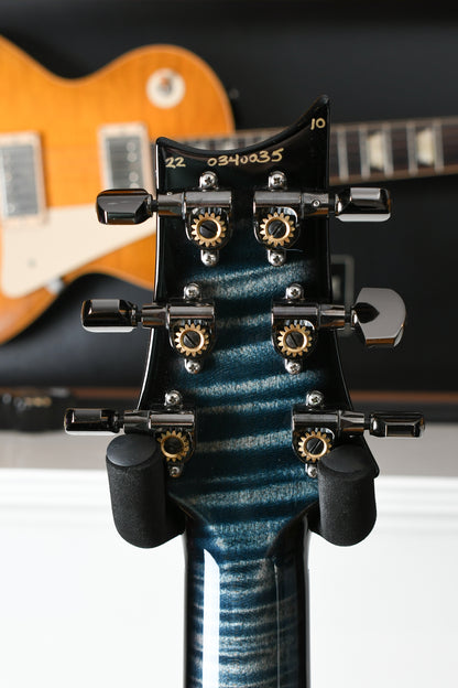 2022 Paul Reed Smith PRS Wood Library Special 22 Semi Hollow Faded Whale Blue Burst