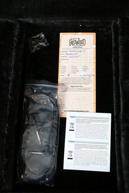 2016 Eastwood Marksman V Sunburst Gemini Pickups