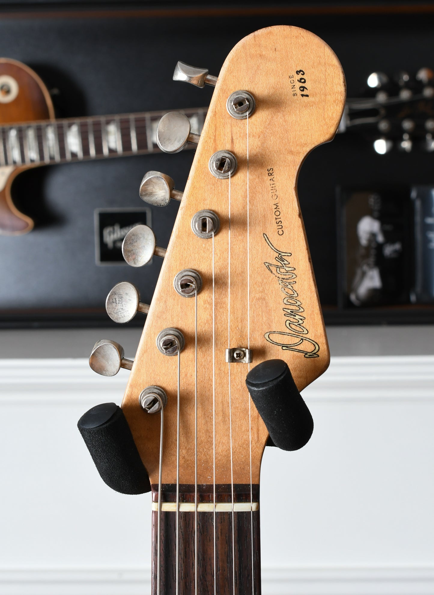 2022 Danocaster Double Cut Faded Fiesta Red