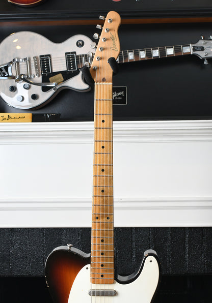 2021 Danocaster Single Cut Premium Whiteguard & Ron Ellis Pickups