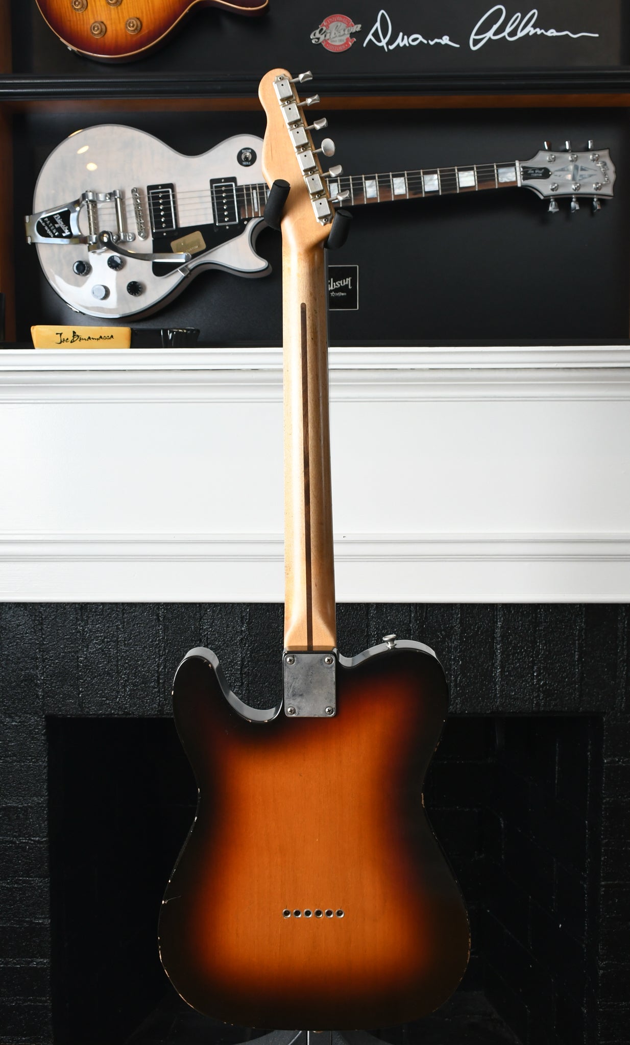 2021 Danocaster Single Cut Premium Whiteguard & Ron Ellis Pickups