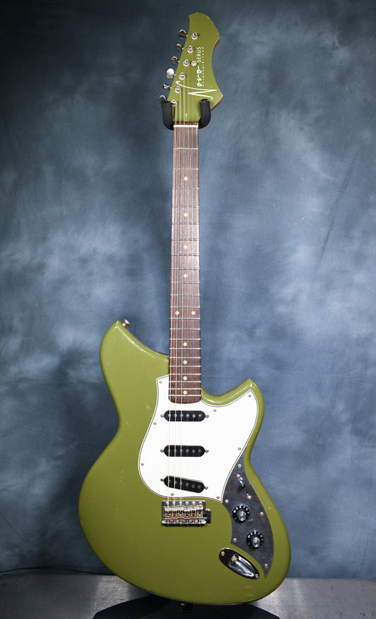 2017 Novo Guitars Serus S Uffington Green Fralin's