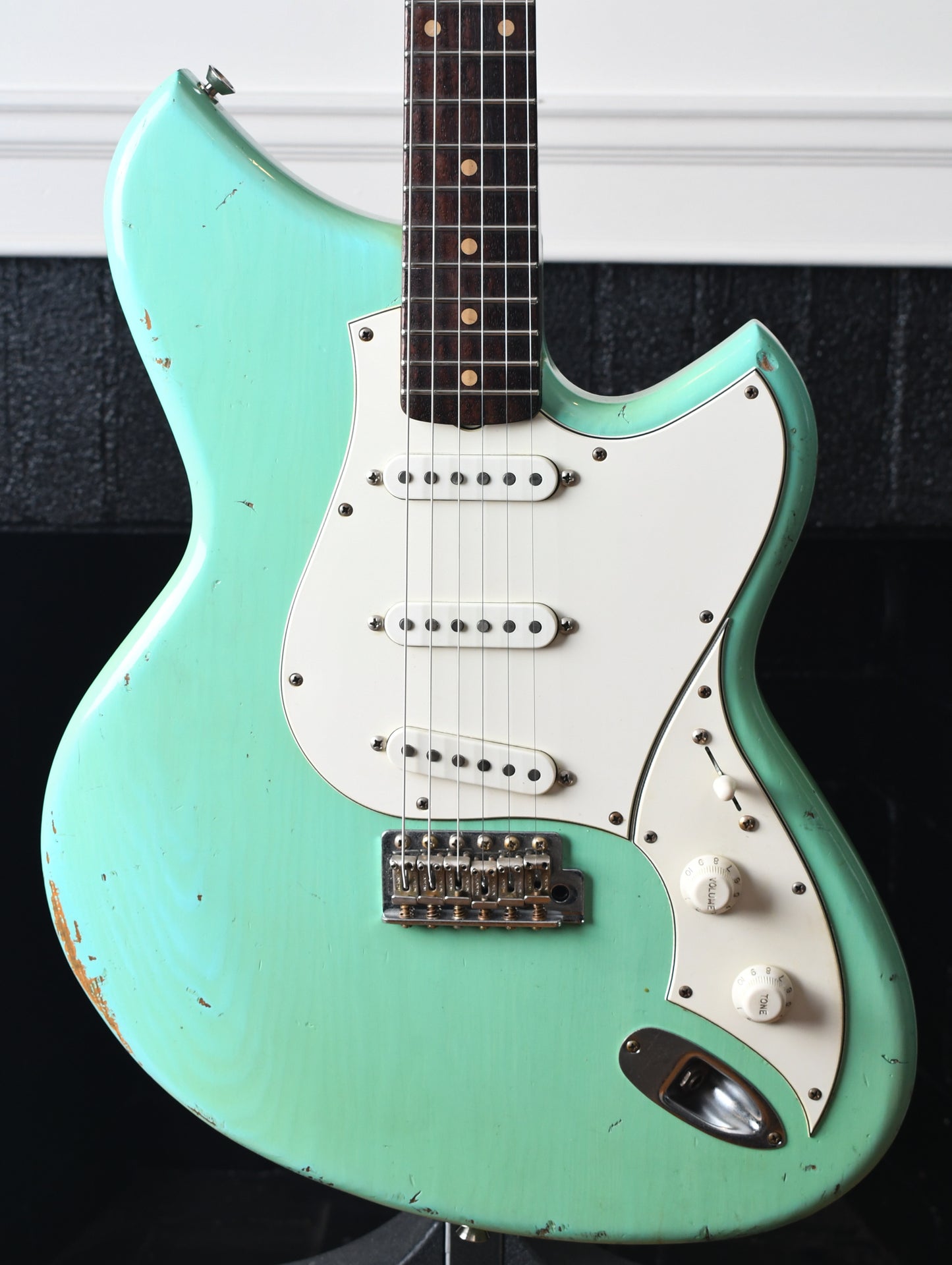 2015 Novo Guitars Serus S Seafoam Green Amalfitano Pickups