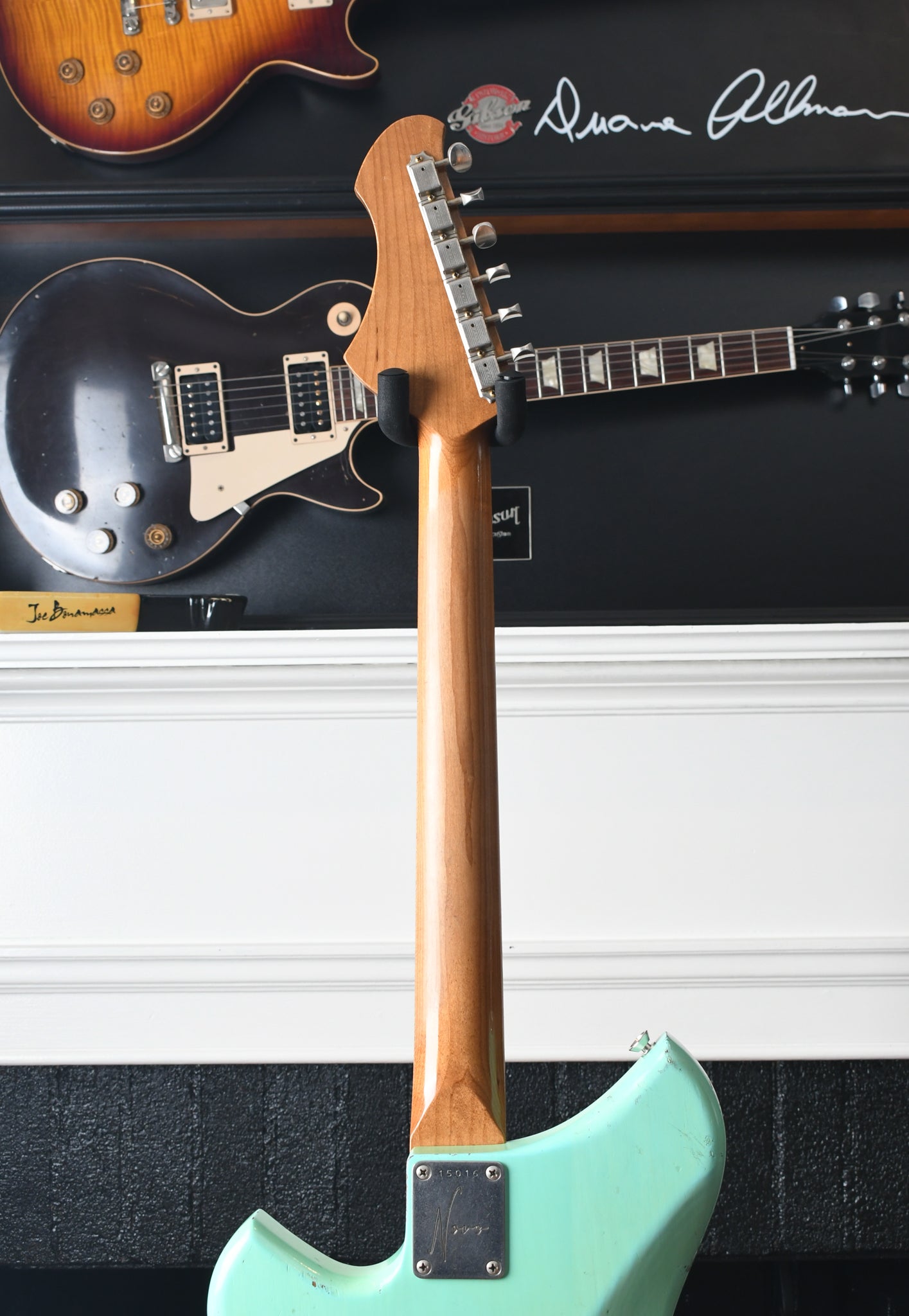 2015 Novo Guitars Serus S Seafoam Green Amalfitano Pickups