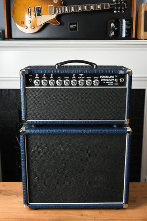 Amplified Nation Wonderland Overdrive V2 50 Watt Head & 1x12 Cabinet Blue Crocodile Tolex