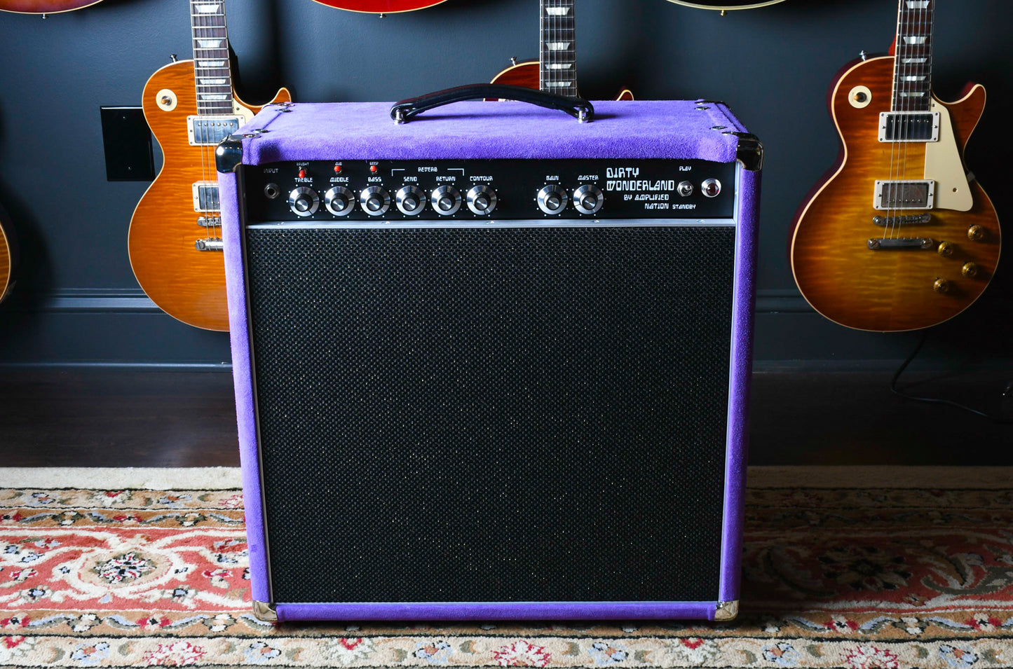 Amplified Nation Dirty Wonderland 50 Watt 1x12 Combo Purple Suede/Black Sparkle