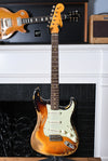 2021 Fender Custom Shop Limited Dual Mag II '60 Stratocaster Super Faded Aged 3 Tone Sunburst Heavy Relic