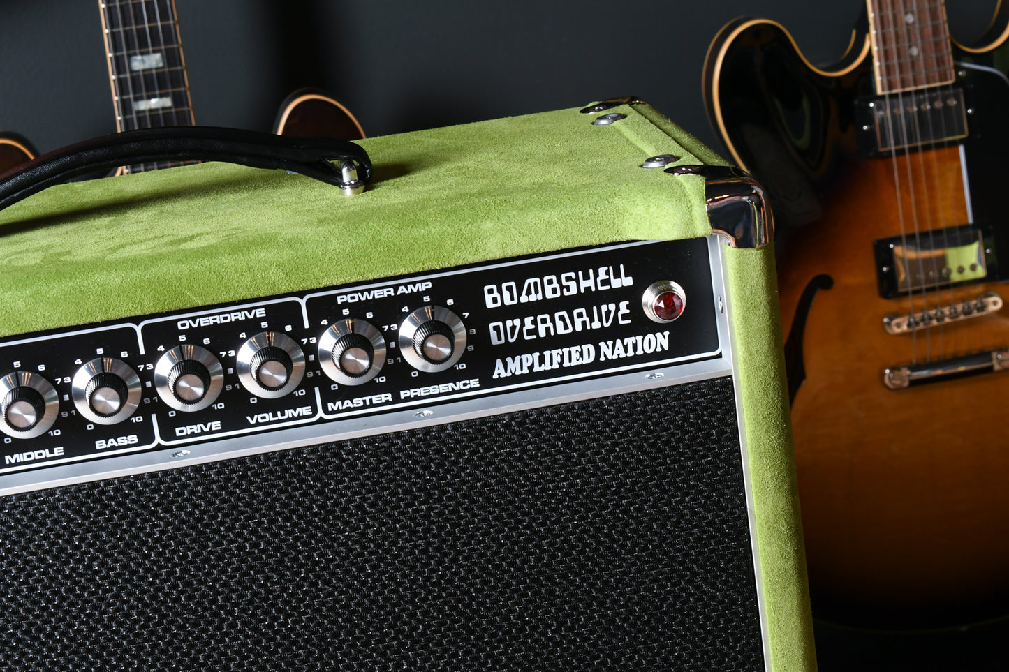 Amplified Nation Bombshell Overdrive 50 Watt 1x12 Combo Angry Phrogg/Black Sparkle