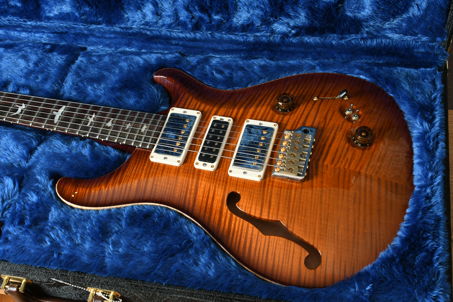 2019 Paul Reed Smith PRS Wood Library Special Semi Hollow Artist Dark Cherry Sunburst