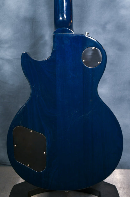 2011 Gibson Anniversary Flood Les Paul Studio Marbleized Blue Swirl