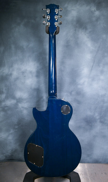 2011 Gibson Anniversary Flood Les Paul Studio Marbleized Blue Swirl