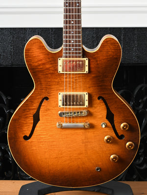 1983 Gibson Custom Shop ES-335 Tobacco Sunburst Flame Top/Back