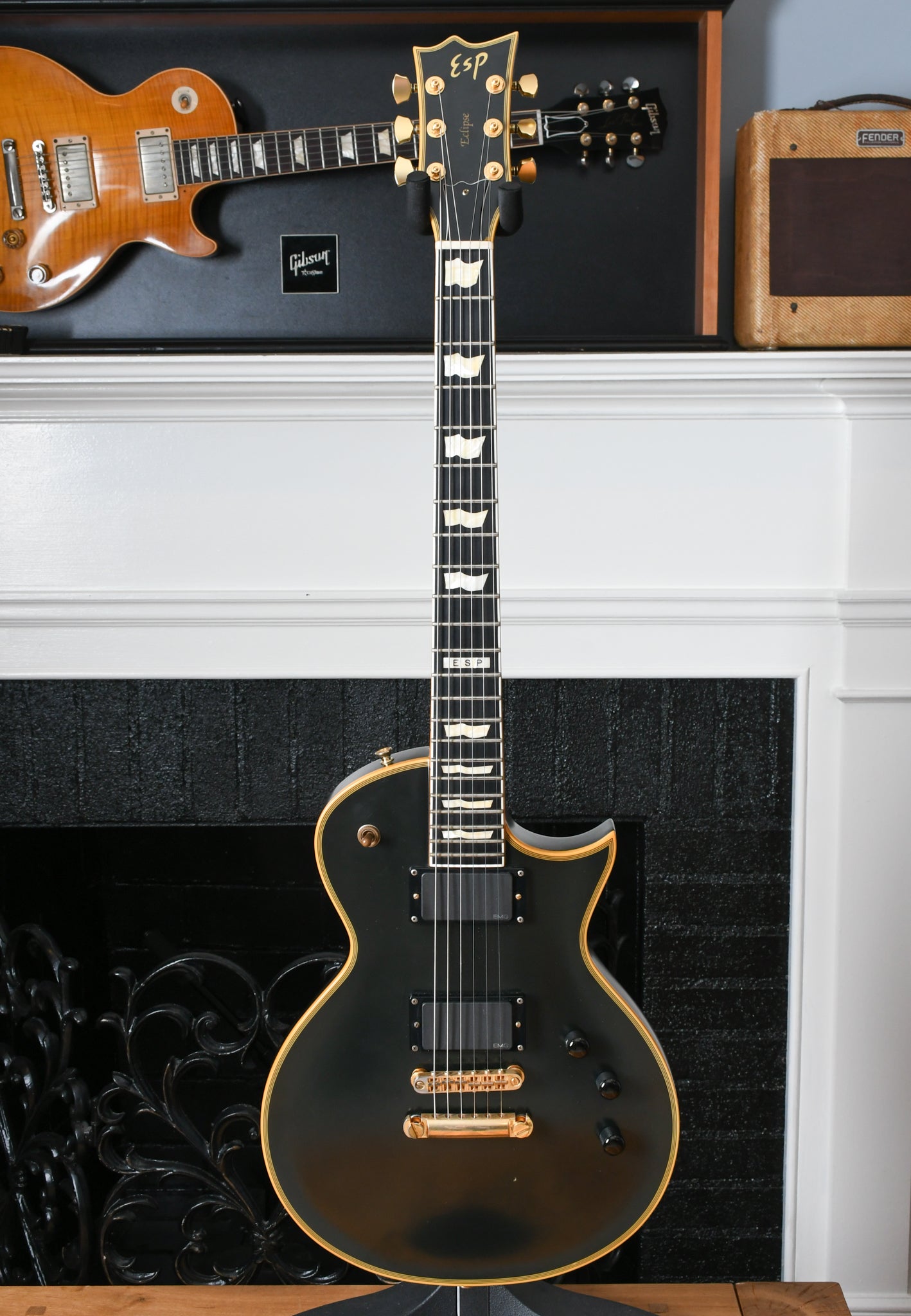 2005 ESP Japan Eclipse Satin Black – Watchtower Guitars