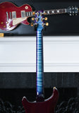 Paul Reed Smith PRS Custom 24 10 Top Quilt Aqua Blue Purple Burst Flamed Maple Neck/Ebony Board