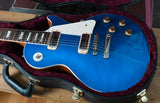 2010 Gibson 1957 Les Paul Standard Reissue R7 Mini Humbuckers Blue Sparkle