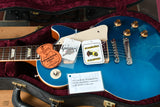 2010 Gibson 1957 Les Paul Standard Reissue R7 Mini Humbuckers Blue Sparkle